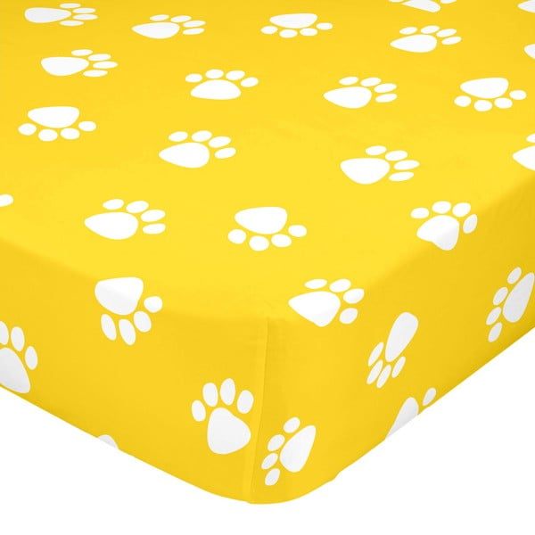 Žltá elastická plachta Mr. Fox Dogs, 70 × 140 cm