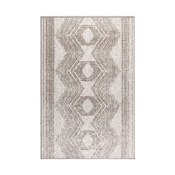Krémovo-hnedý vonkajší koberec 200x290 cm Gemini – Elle Decoration