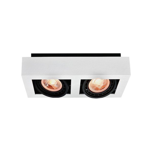 Biele stropné svietidlo s kovovým tienidlom 34x18,5 cm Loid – GTV