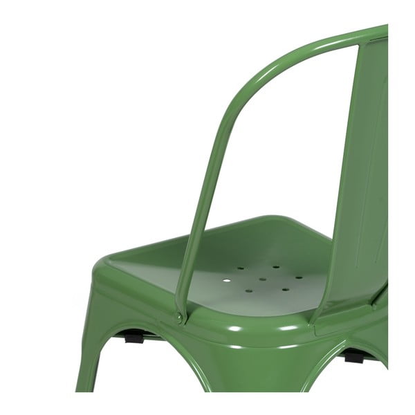 Zelené kovové jedálenské stoličky v súprave 2 ks – Ixia-image-4