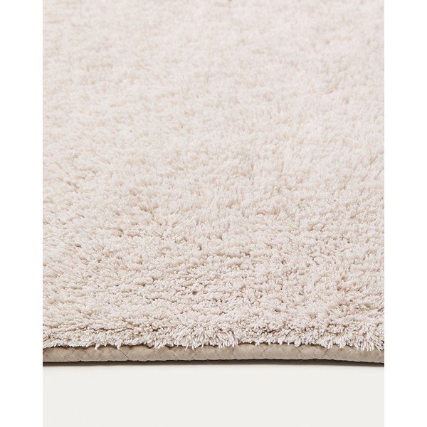 Béžová kúpeľňová predložka 50x70 cm Coper – Kave Home-image-1