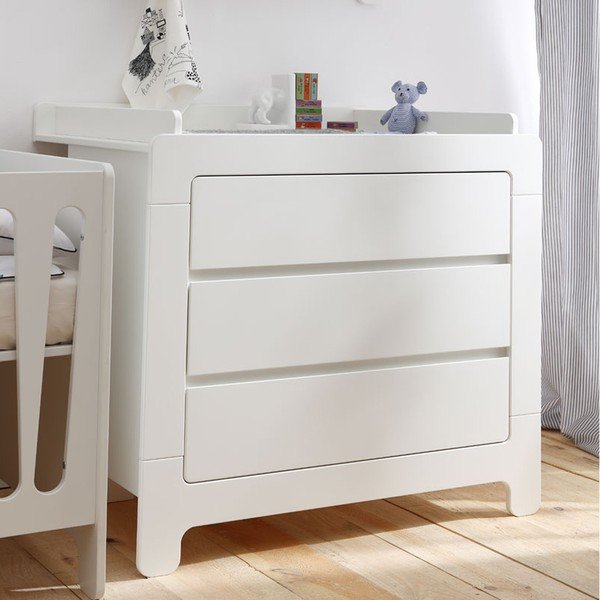 Biela komoda Pinio Moon, 93 × 100 cm-image-2