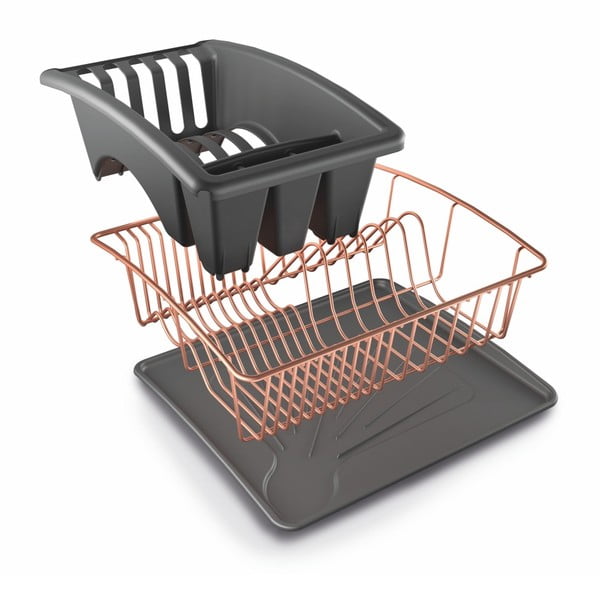 Odkvapávač s podložkou v medenej farbe Metaltex-image-1