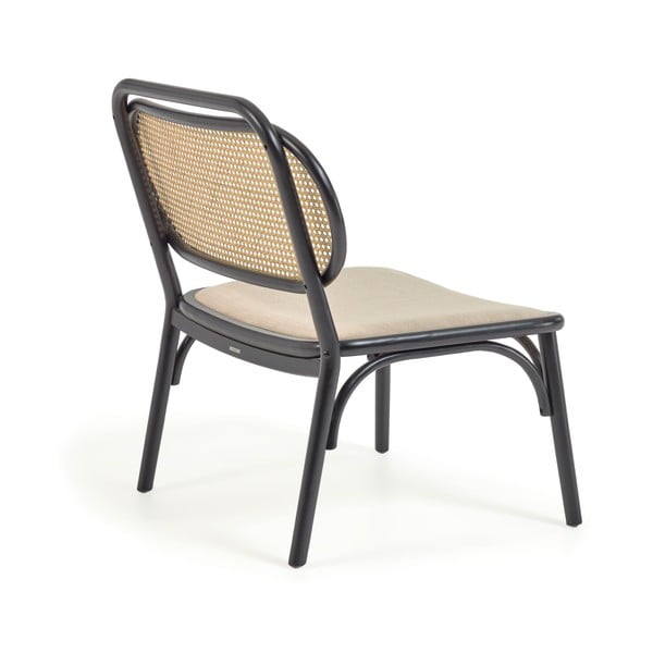 Čierne kreslo Kave Home Doriane-image-3