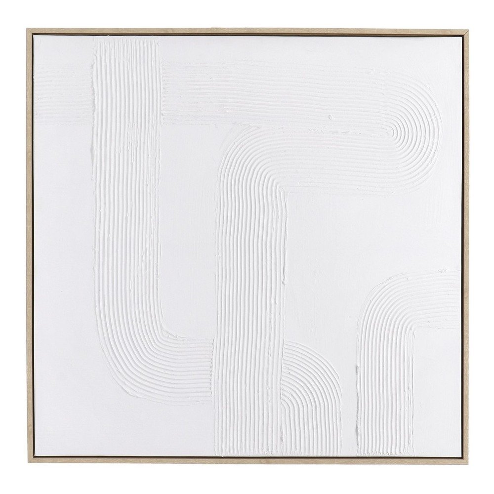 E-shop Ručne maľovaný obraz s rámom/na plátne 83x83 cm Texture – Bizzotto