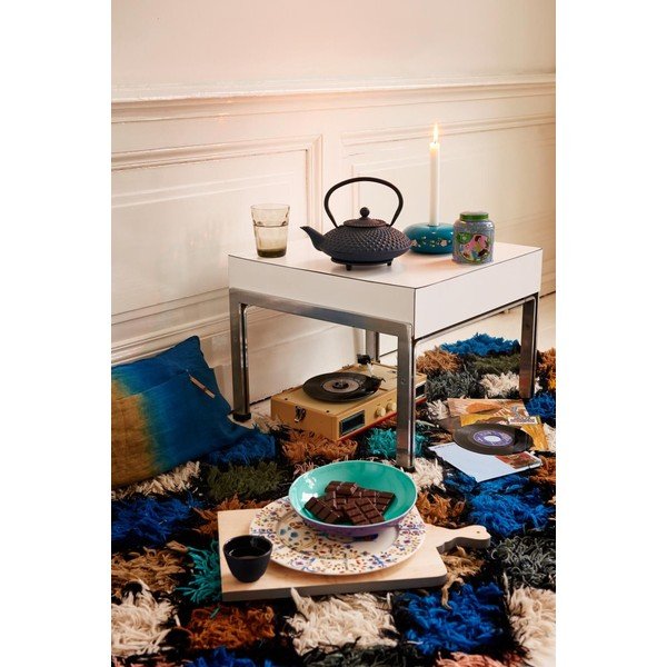 Modrá liatinová kanvica so sitkom na sypaný čaj Bredemeijer Xilin, 1,25 l-image-3