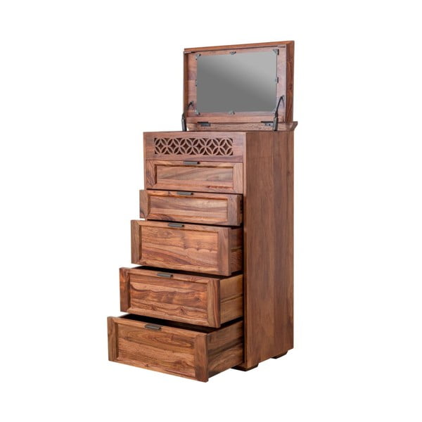 Komoda z masívneho palisandrového dreva Massive Home Rosie, dĺžka 60 cm-image-3