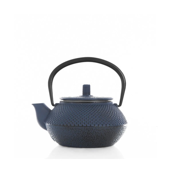 Modrá liatinová čajová kanvička Bambum Linden, 300 ml