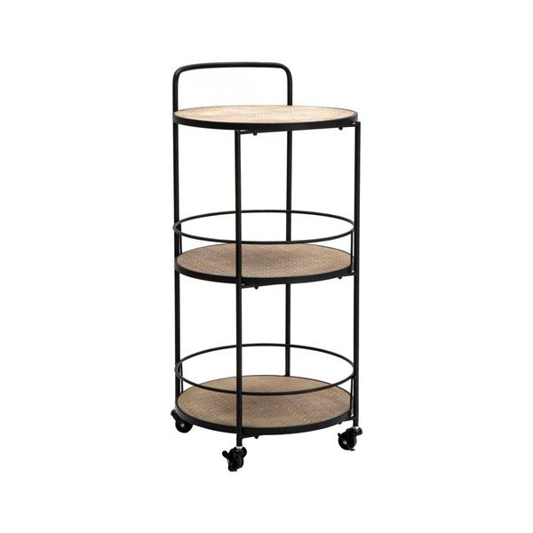 Kovový servírovací stolík na kolieskach 41,5x40 cm Arex – Mauro Ferretti