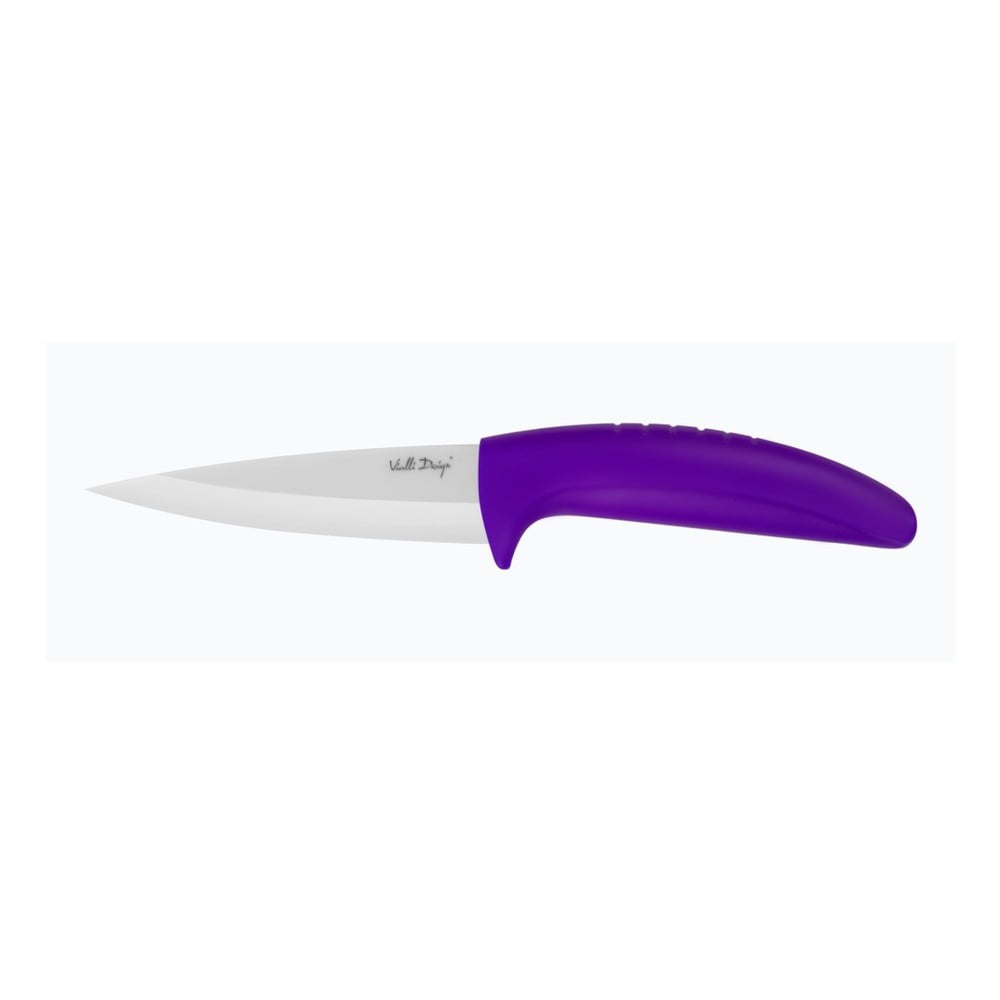 Keramický krájací nôž, 9,5 cm, fialový