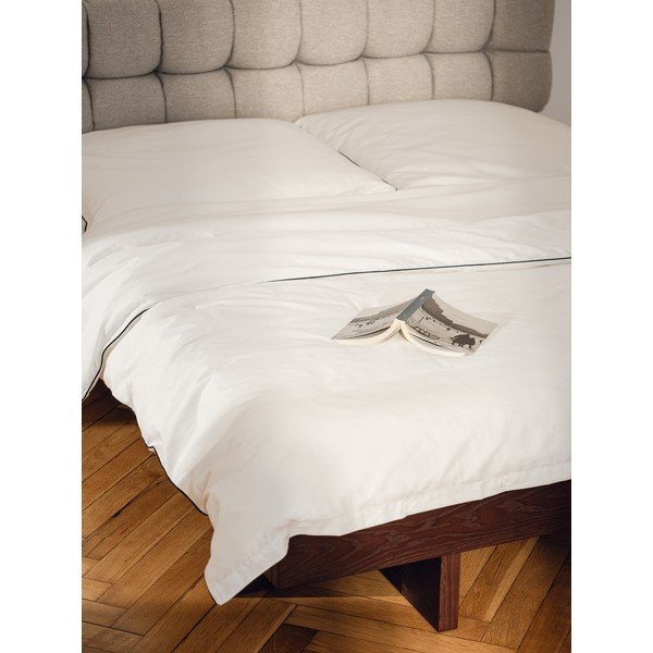 Dvojlôžková posteľ z MDF v dekore duba bez čela s roštom 180x200 cm v prírodnej farbe Kito – noo.ma-image-3