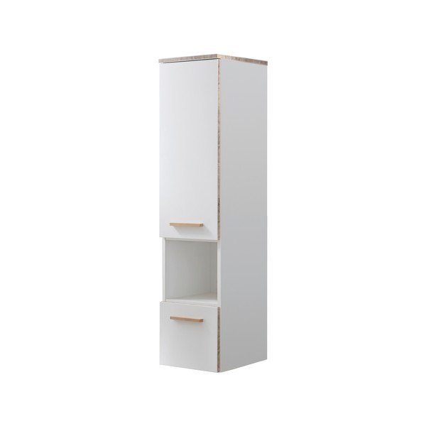Biela vysoká závesná kúpeľňová skrinka 30x123 cm Set 931 - Pelipal-image-2