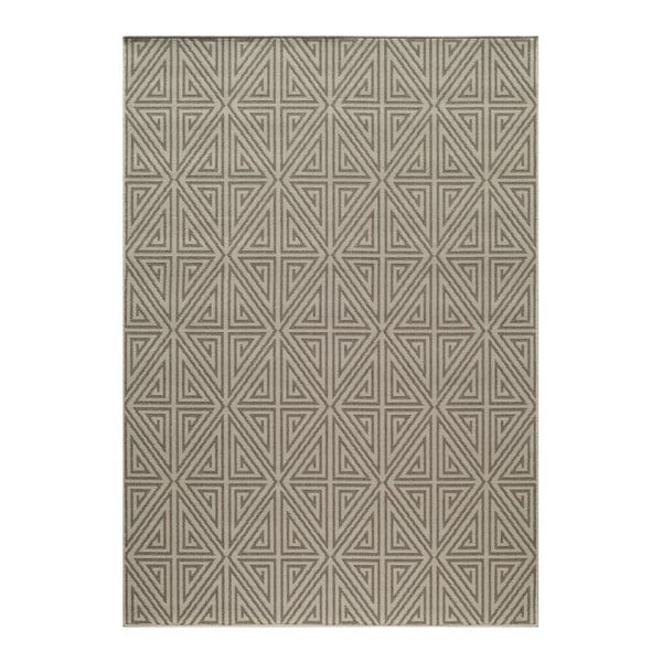 Sivo-béžový koberec Nourison Baja Apuri, 290 × 201 cm