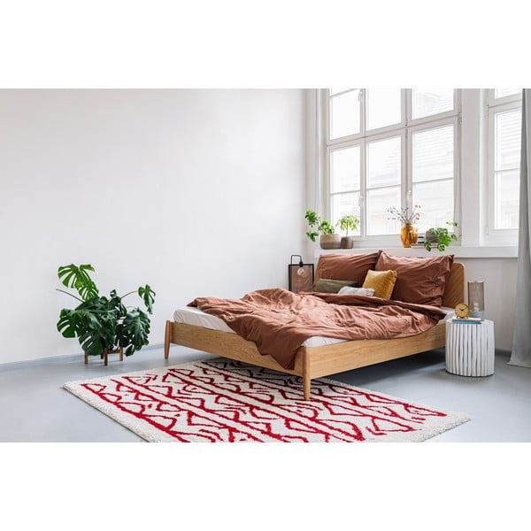 Gaštanovohnedé obliečky na dvojlôžko zo stonewashed bavlny Bonami Selection, 160 x 200 cm-image-3