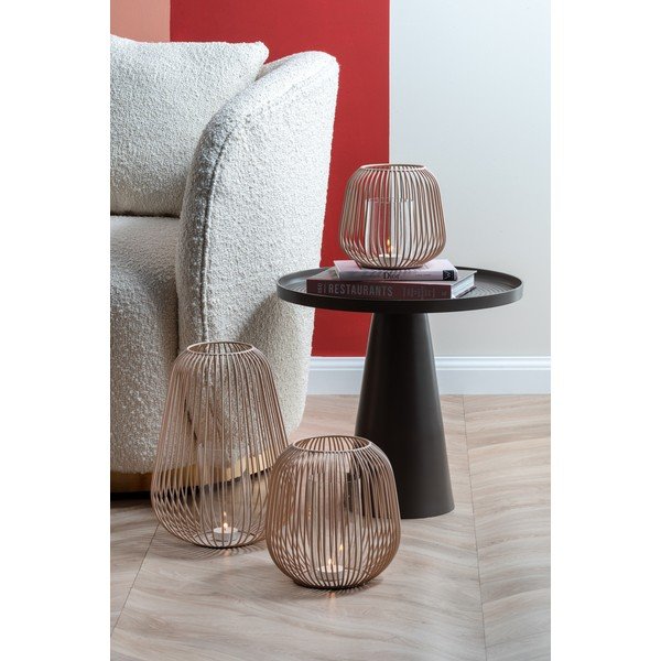 Svetlohnedý stolový lampáš PT LIVING Lantern, výška 15,5 cm-image-3