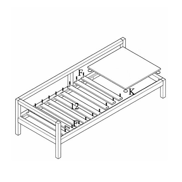 Multifunkčná pohovka Karup Soul Black/Pistacio/Gris-image-3