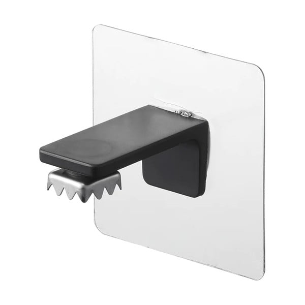 Čierny samodržiaci plastový magnetický držiak mydla Film Hook – YAMAZAKI