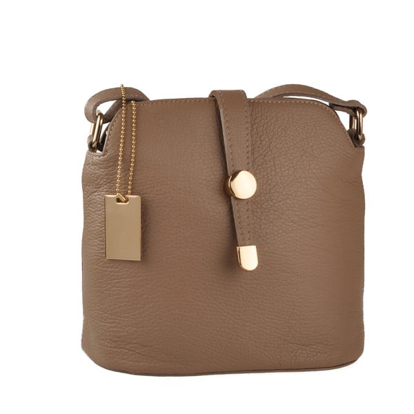 Hnedá kožená kabelka Florence Bags Larissa