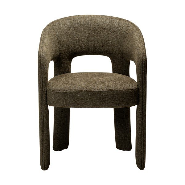 Khaki jedálenské kreslo s podrúčkami Splendor – DAN-FORM Denmark-image-1