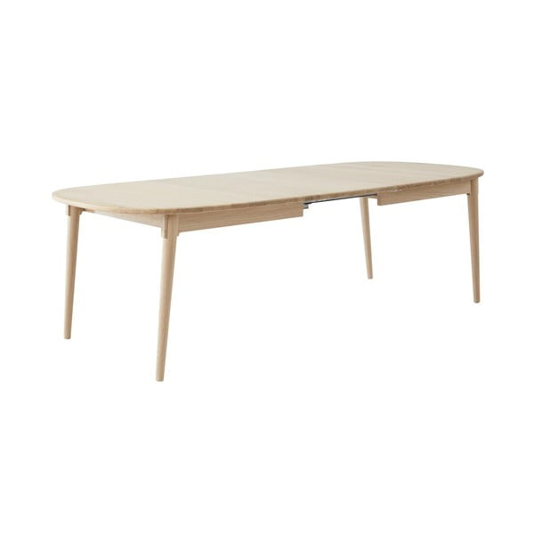 Rozkladací jedálenský stôl z dubového dreva v prírodnej farbe 106x184 cm Miro – Hammel Furniture-image-3
