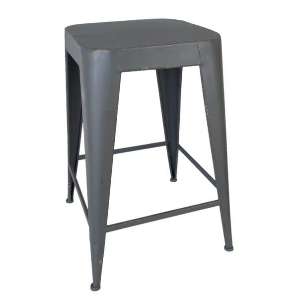 Sivá stolička Clayre & Eef Metal