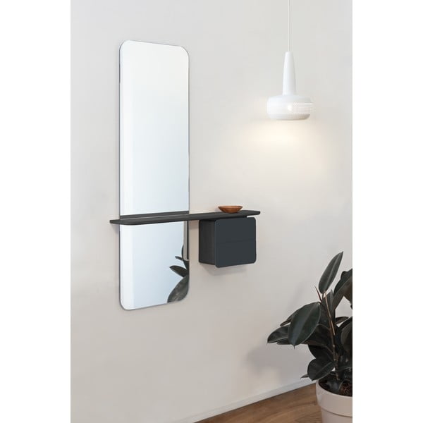 Čierna/antracitovosivá predsieňová zostava v dekore duba One More Look – UMAGE-image-1