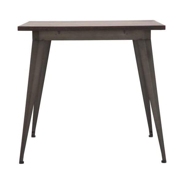 Jedálenský stôl z elmového dreva Mauro Ferretti Industry, 80 × 80 cm