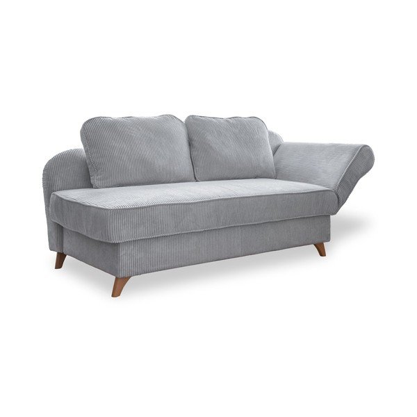 Svetlosivá menčestrová leňoška (pravý roh) Chic Charlotte – Miuform