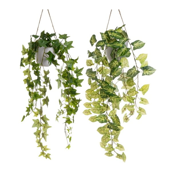 Umelé rastliny v súprave 2 ks (výška 55 cm) – Casa Selección