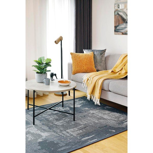 Sivý obojstranný koberec Narma Nedrema, 80 x 250 cm-image-2