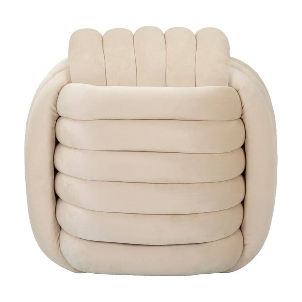 Krémový zamatový taburet Softy – Mauro Ferretti-image-2