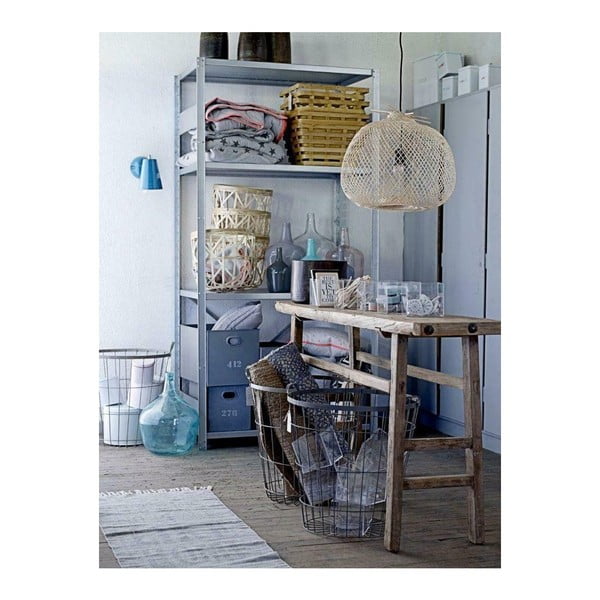 Závesné svietidlo v prírodnej farbe s bambusovým tienidlom ø 42 cm Rodi – Bloomingville-image-3