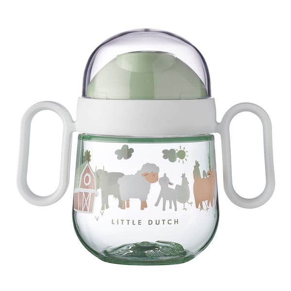 Svetlozelený tritanový detský hrnček 200 ml Little farm – Mepal