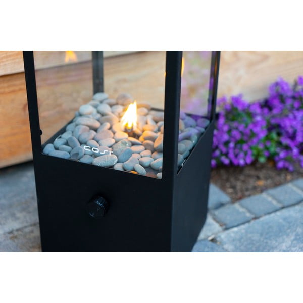 Čierna plynová lampa Cosi Dome, výška 45 cm-image-4