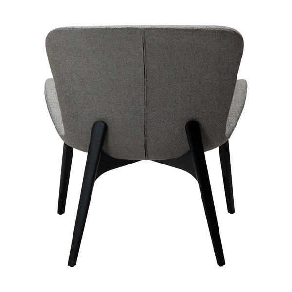 Sivé kreslo z textílie buklé Paragon – DAN-FORM Denmark-image-4