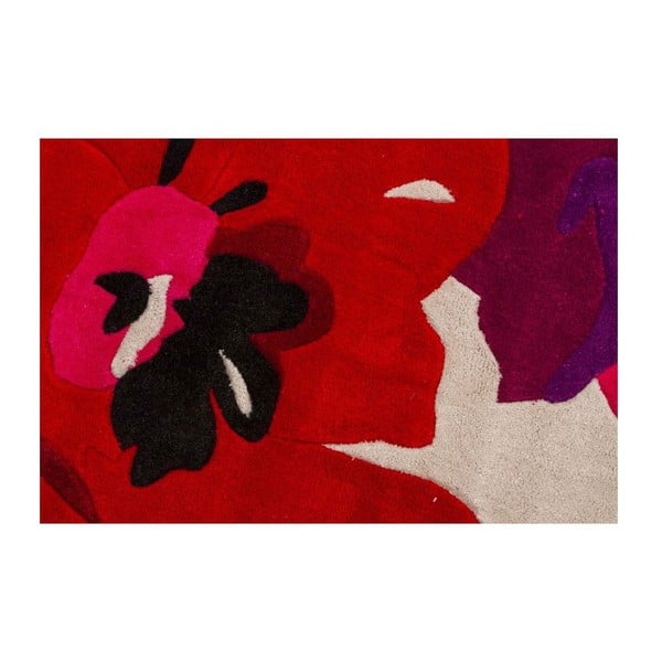 Koberec Bloom, 80 x 150 cm, červený -image-3
