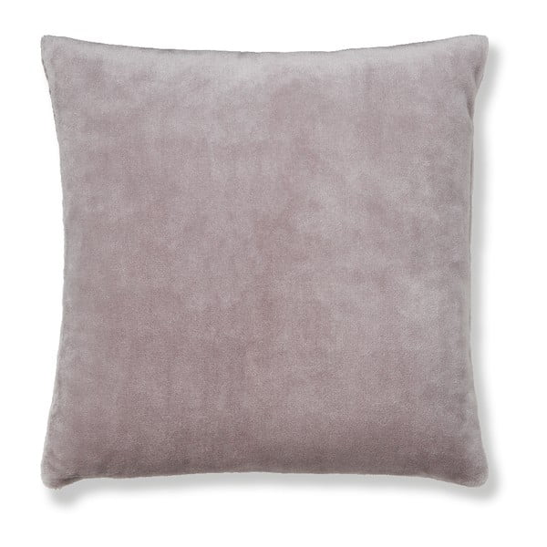 Sivá obliečka na vankúš Catherine Lansfield Basic Cuddly, 55 × 55 cm