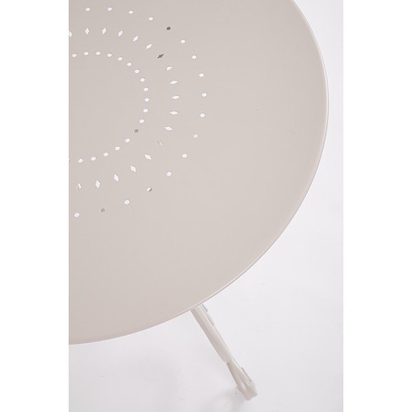 Oceľový okrúhly záhradný stolík ø 70 cm Etienne – Bizzotto-image-1