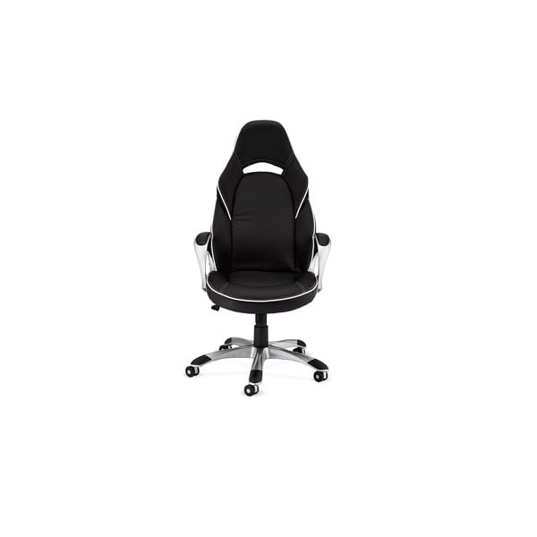 Čierno-biela kancelárska stolička Furnhouse Speedy