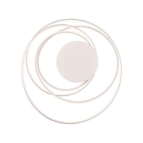 Biele LED stropné svietidlo s kovovým tienidlom Nala – Trio Select-image-3