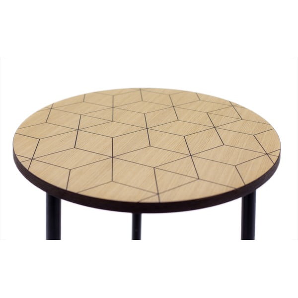 Okrúhly odkladací stolík Woodman Arty Triangle 50-image-3