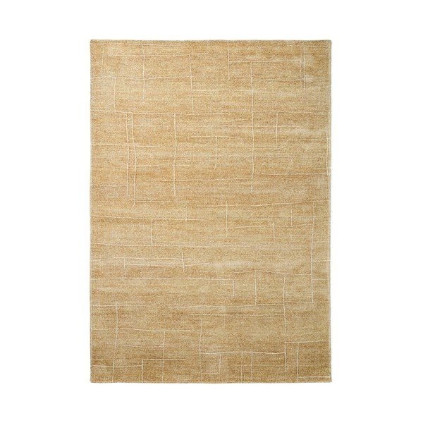 Ručne tkaný koberec v horčicovej farbe 160x230 cm Eloda – Kave Home