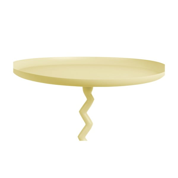 Kovový okrúhly odkladací stolík ø 40 cm Zig Zag – Leitmotiv-image-2