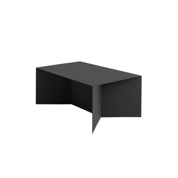 Čierny konferenčný stolík Custom Form Oli, 100 × 60 cm