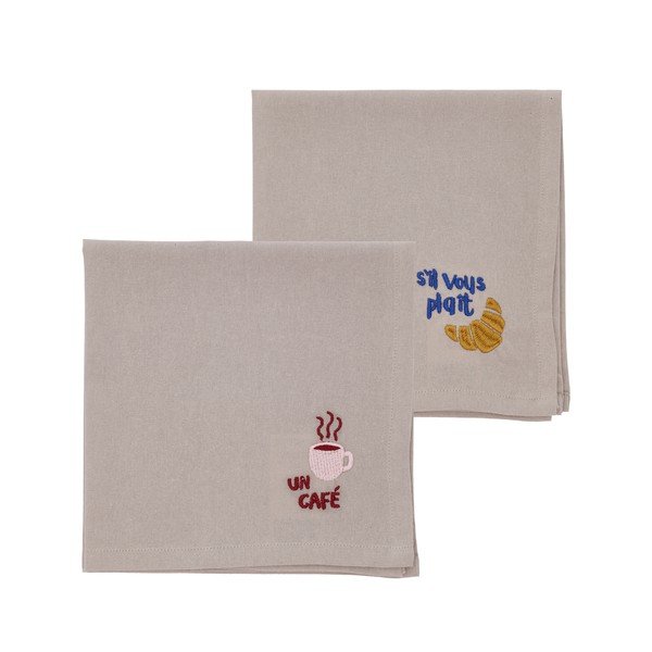 Textilné obrúsky v súprave 2 ks 40x40 cm Bistro – Södahl