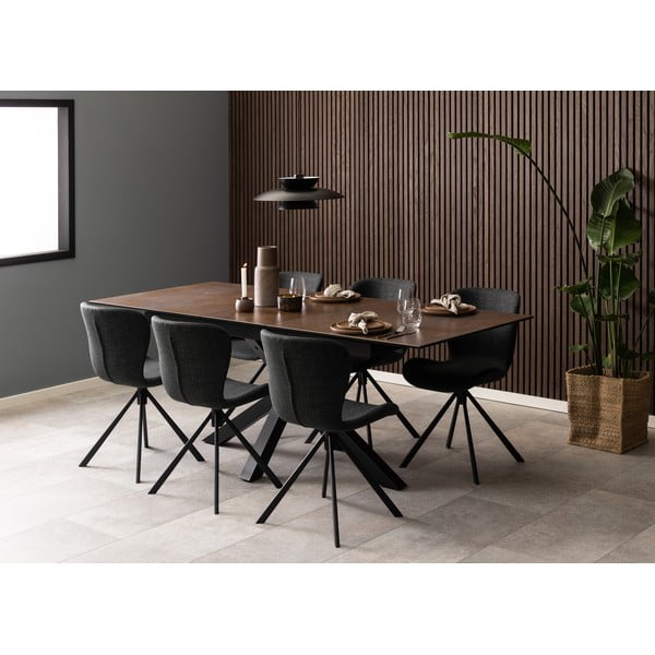 Tmavosivé jedálenské stoličky v súprave 2 ks Batilda – Actona-image-3