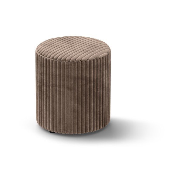 Hnedý menčestrový taburet Dia – Micadoni 