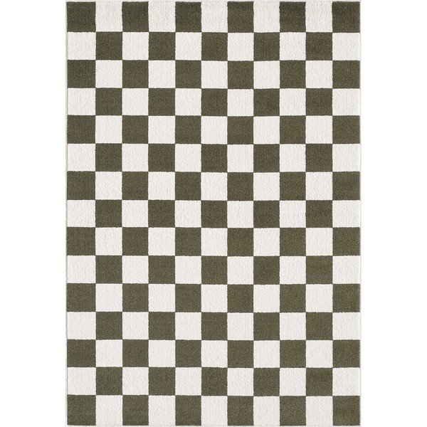 Zelený/krémovobiely koberec 160x230 cm Bistro – ESTE