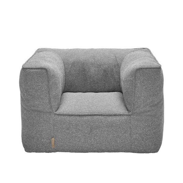 Sivé polstrované záhradné kreslo Grow – Blomus