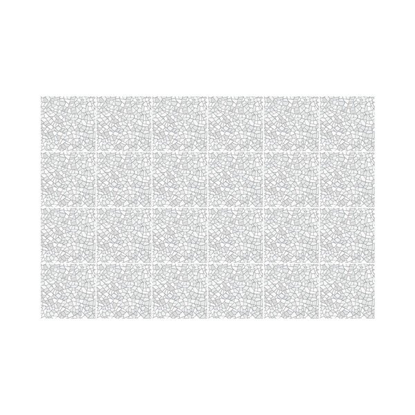 Sada 24 nástenných samolepiek Ambiance Cement Tile Stickers Terrazzo Waldo, 15 x 15 cm-image-3
